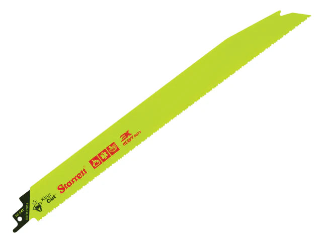 Starrett BTR121014-5 Bi-Metal King Cut Demolition Blade 300mm 10-14 TPI (Pack 5)