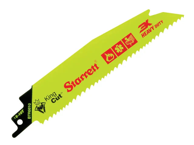 Starrett BTR6610-5 Bi-Metal King Cut Demolition Blade 152mm 6-10 TPI (Pack 5)