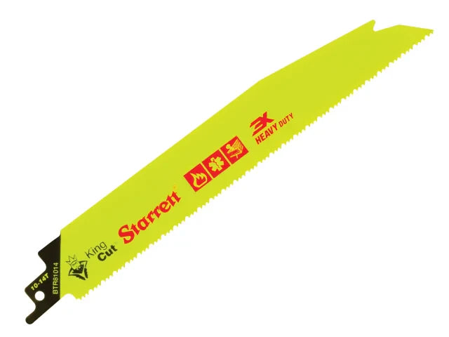 Starrett BTR81014-5 Bi-Metal King Cut Demolition Blade 203mm 10-14 TPI (Pack 5)