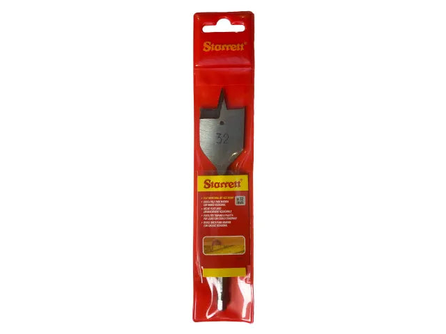 Starrett Flat Wood Drill Bit 32 x 152mm