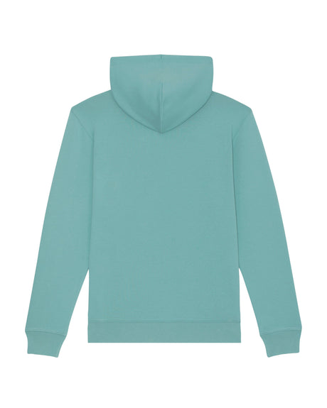 Stanley/Stella Unisex Cruiser Iconic Hoodie Sweatshirt (Stsu822) - Teal Monstera