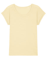 Stanley/Stella Women's Stella Rounders Slub Rolled Sleeve Slub T-Shirt (Sttw112)