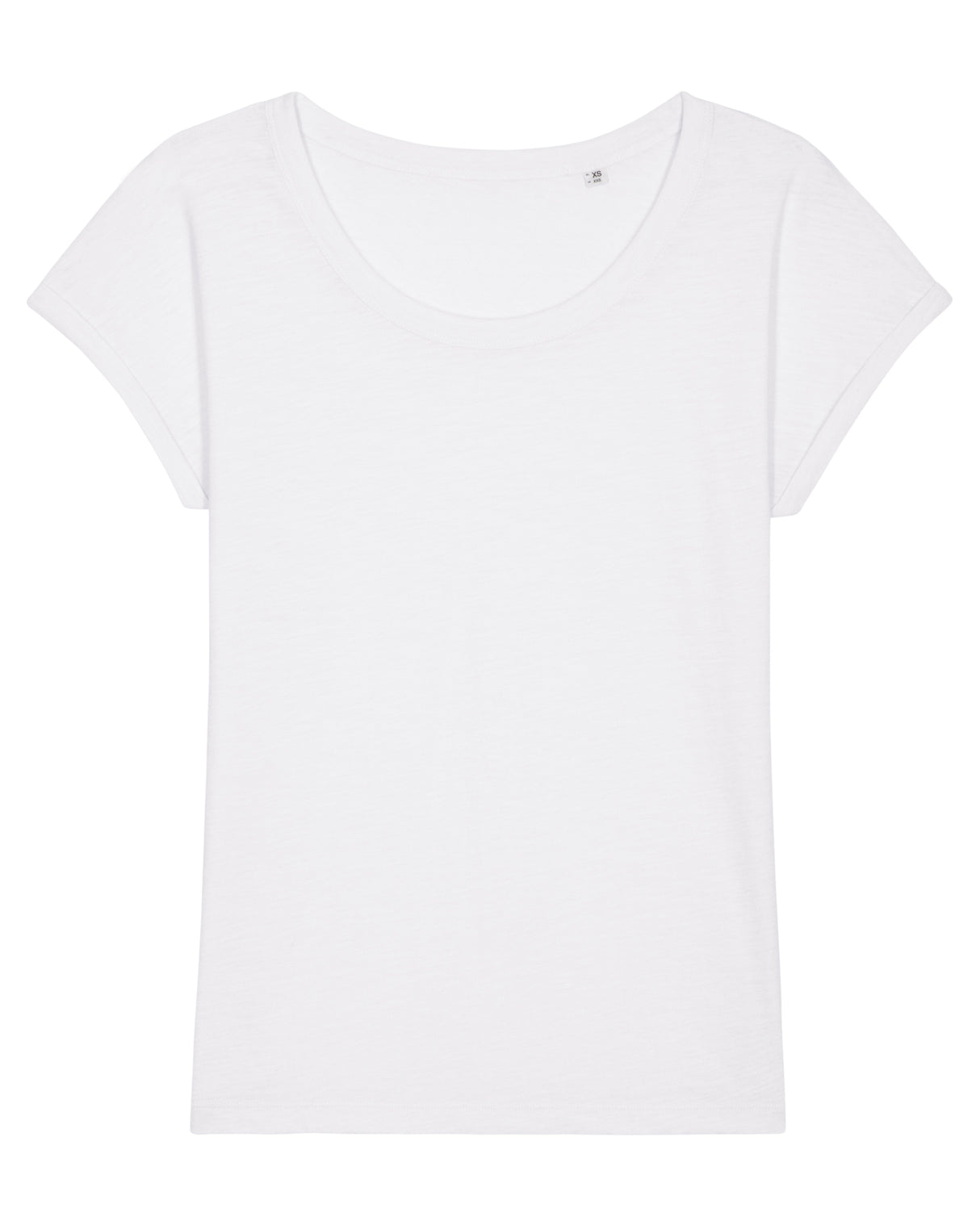 Stanley/Stella Women's Stella Rounders Slub Rolled Sleeve Slub T-Shirt (Sttw112)