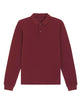 Stanley/Stella Prepster Long Sleeve Unisex Polo (Stpu332) - Burgundy