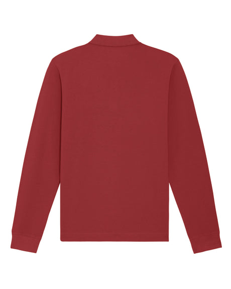 Stanley/Stella Prepster Long Sleeve Unisex Polo (Stpu332) - Red