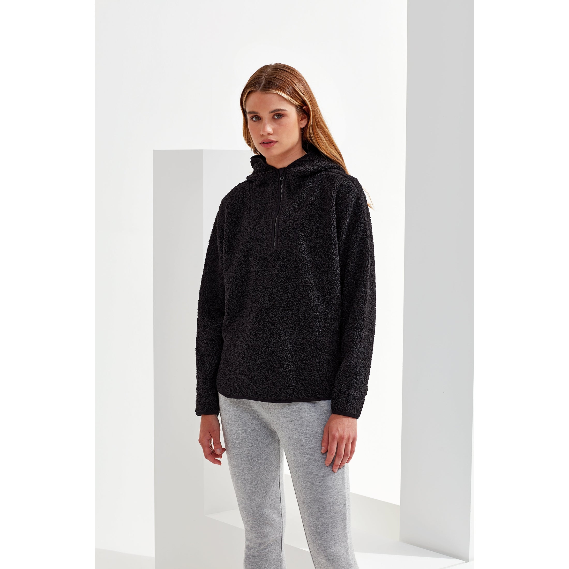 Women's TriDri® Sherpa ¼-Zip Hoodie