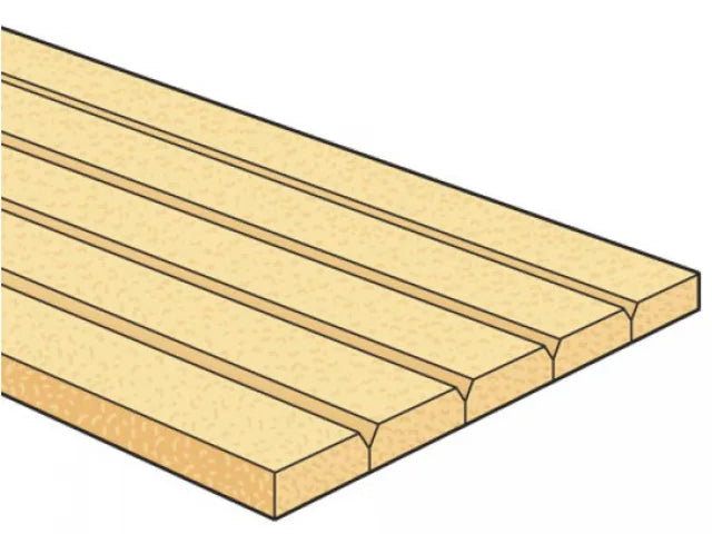 Trend 11/3 x 1/4 TCT V-Groove Cutter 45° 9.2 x 19.1mm