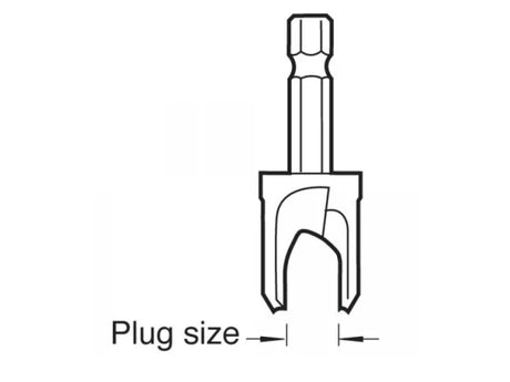 Trend SNAP/PC/38 Plug Cutter 3/8in