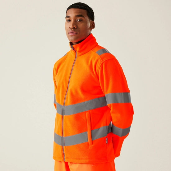 Regatta Professional Men's Anti-Pill Hi-Vis Pro Contract Thor Fleece Class 3