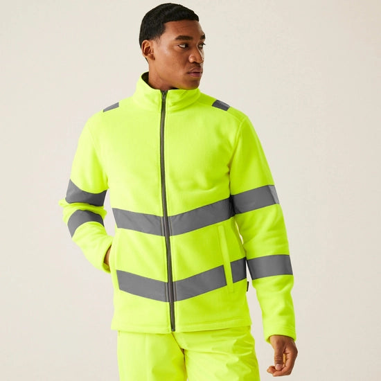 Regatta Professional Men's Anti-Pill Hi-Vis Pro Contract Thor Fleece Class 3