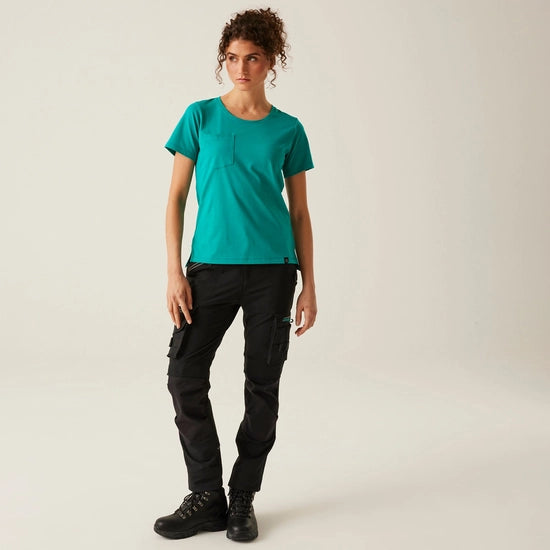 Regatta Professional Women's ADA Cotton Stretch T-Shirt with Chest Pocket