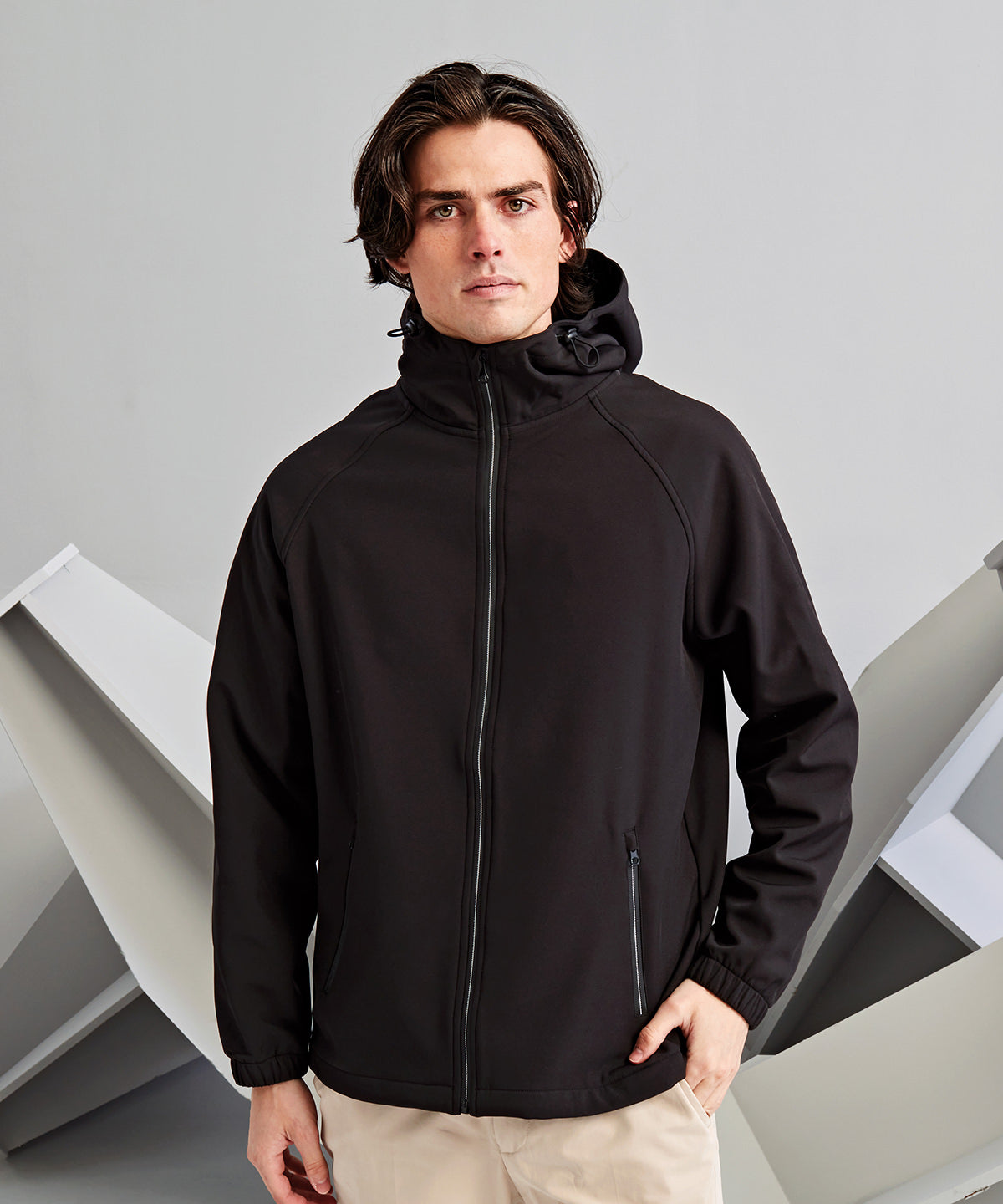 2786 Hooded 2-Layer Softshell Jacket