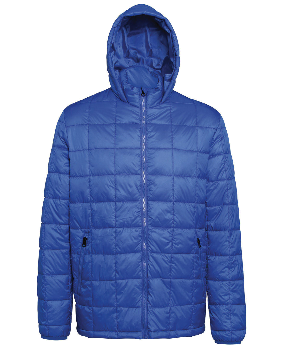 2786 Box Quilt Hooded Jacket