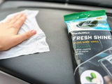 Turtle Wax Fresh Shine Gloss Wipes, Spring Fresh (Pack of 24)