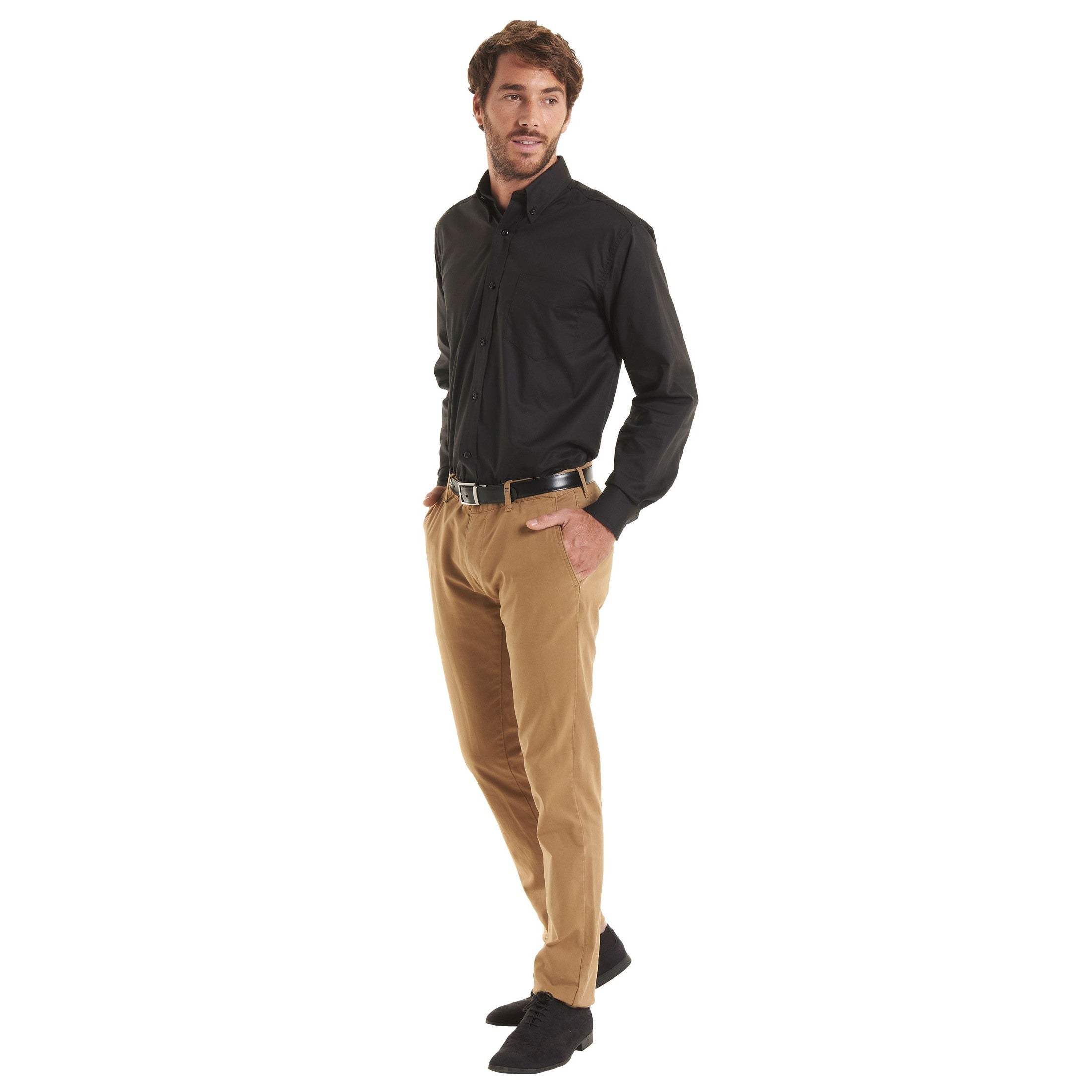 Uneek Mens Pinpoint Oxford Full Sleeve Shirt