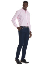 Uneek Mens Poplin Full Sleeve Shirt Pink