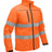 Bisley Taped Hi-Vis Softshell Jacket #colour_orange