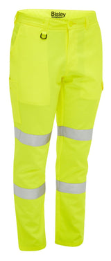 Bisley Taped Hi-Vis Biomotion Cargo Pant #colour_yellow