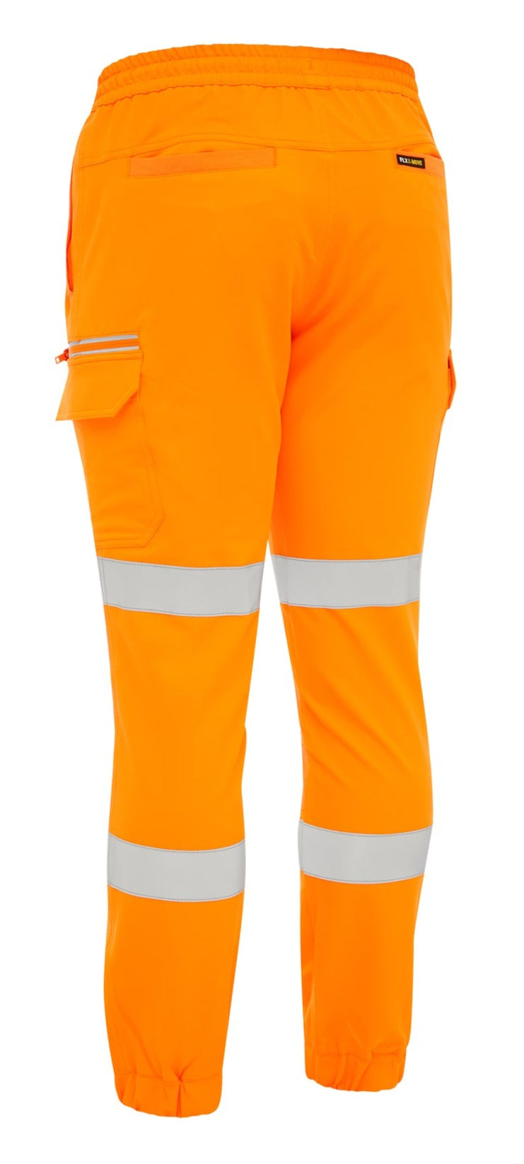 Bisley Taped Hi-Vis Flx & Move 4 Way Stretch Jogger #colour_orange