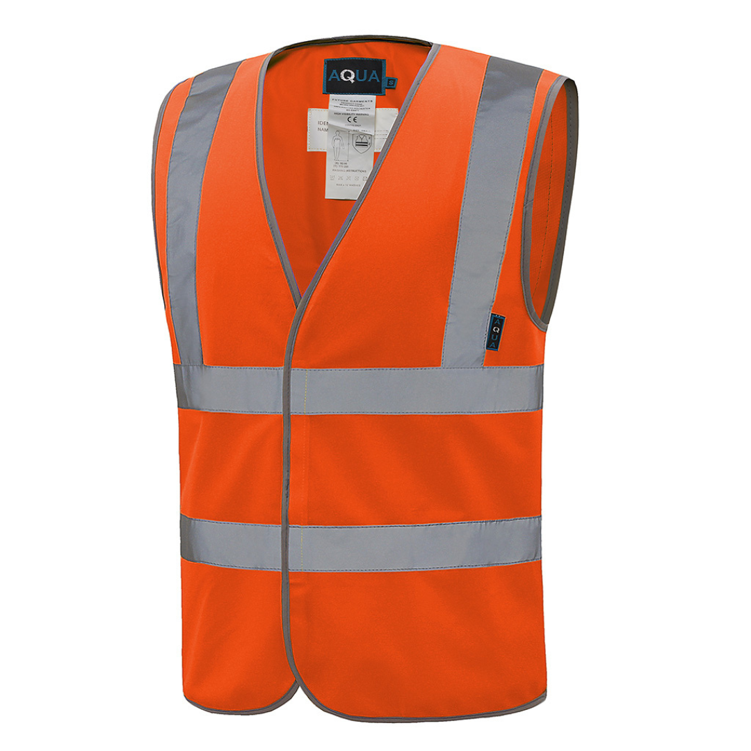Future Garments Aqua Hi Vis Mesh Waistcoat