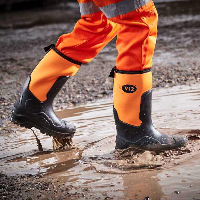 V12 Footwear Groundworker S5 CI HRO SRC Welly