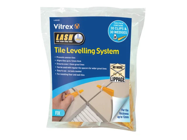 Vitrex Lash Clips & Wedges (Pack 30)