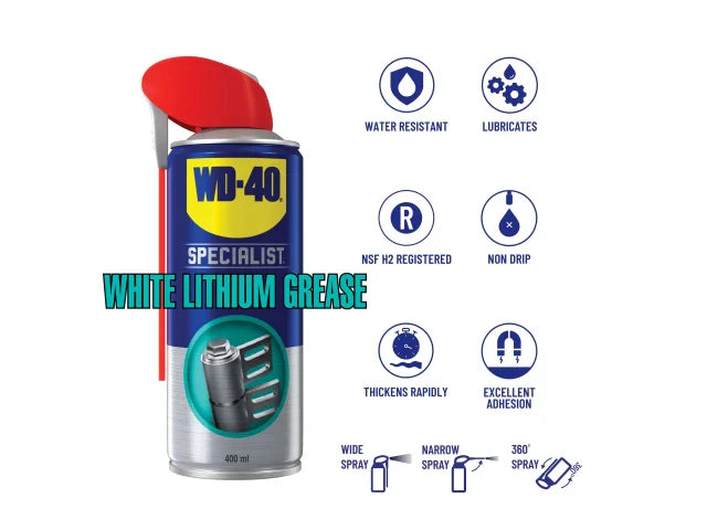 WD-40® WD-40 Specialist® White Lithium Grease 400ml