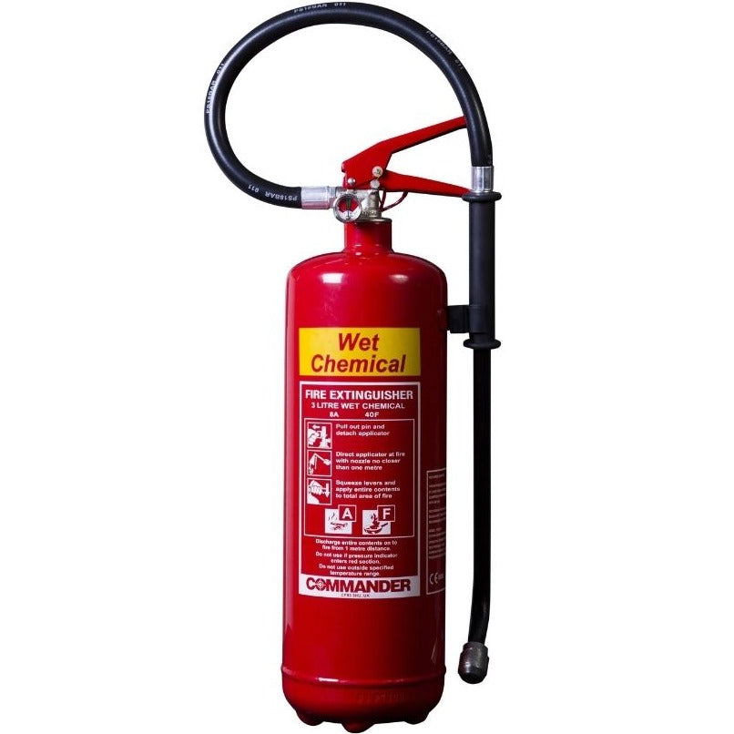 Commander 3ltr Wet Chemical Fire Extinguisher