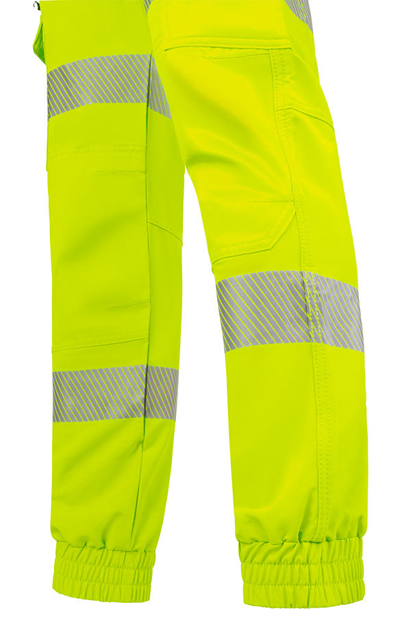Beeswift Beeswift Womens Hi-Vis Yellow Work Joggers