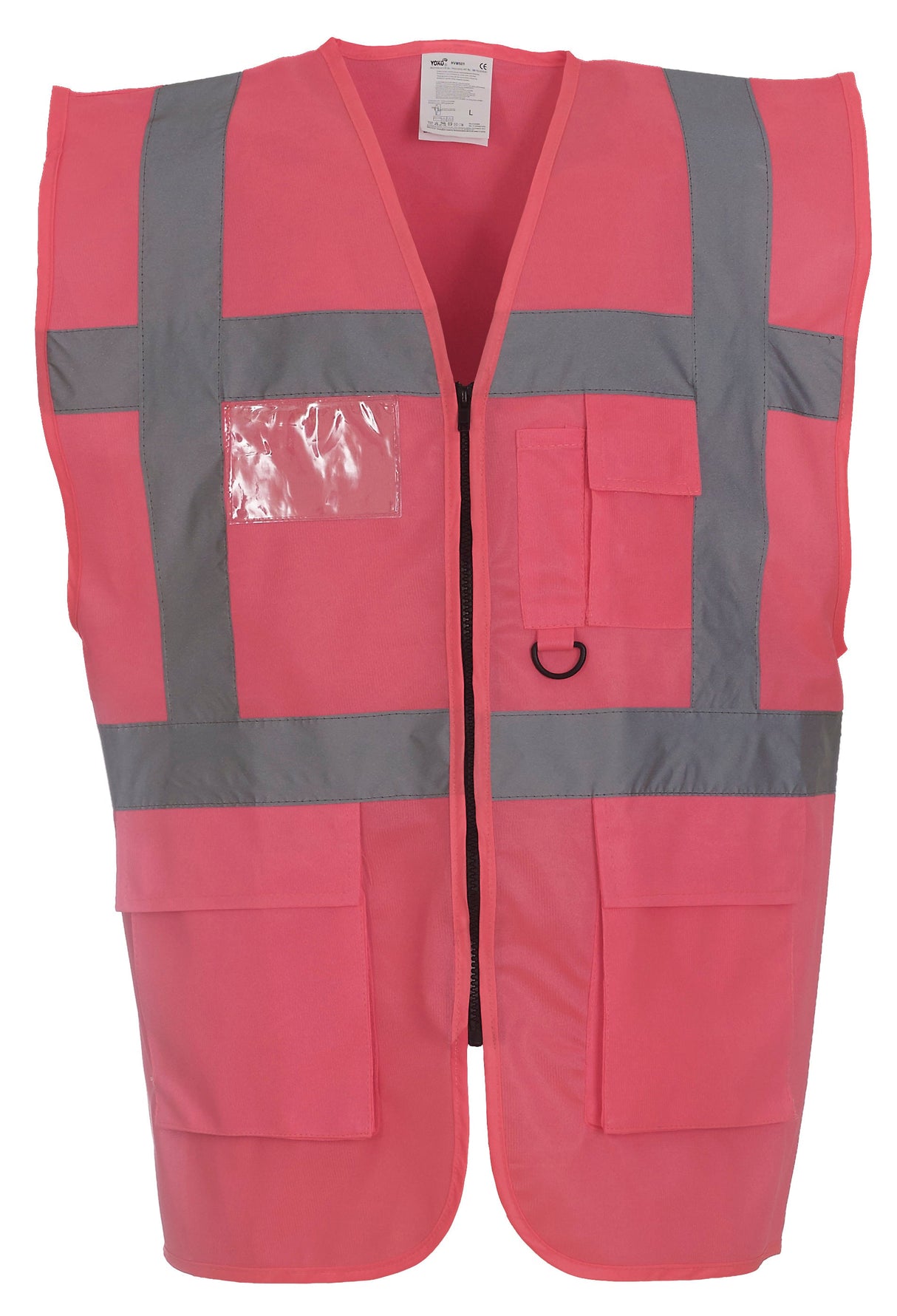 Yoko Multifunctional Executive Hi-Vis Waistcoat (Hvw801) - Pink