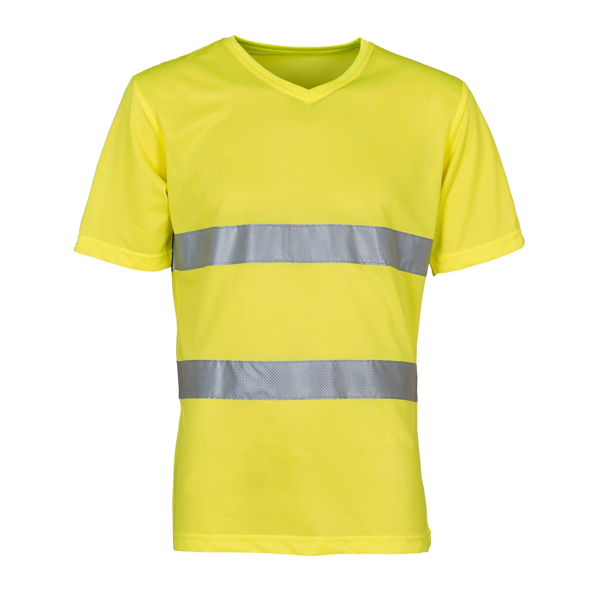 Yoko Hi-Vis Top Cool Super Light V-Neck T-Shirt
