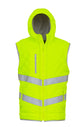 Yoko Hi-Vis Kensington Hooded Gilet (Hv007)