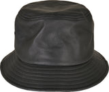 Flexfit By Yupoong Imitation Leather Bucket Hat (5003Il)