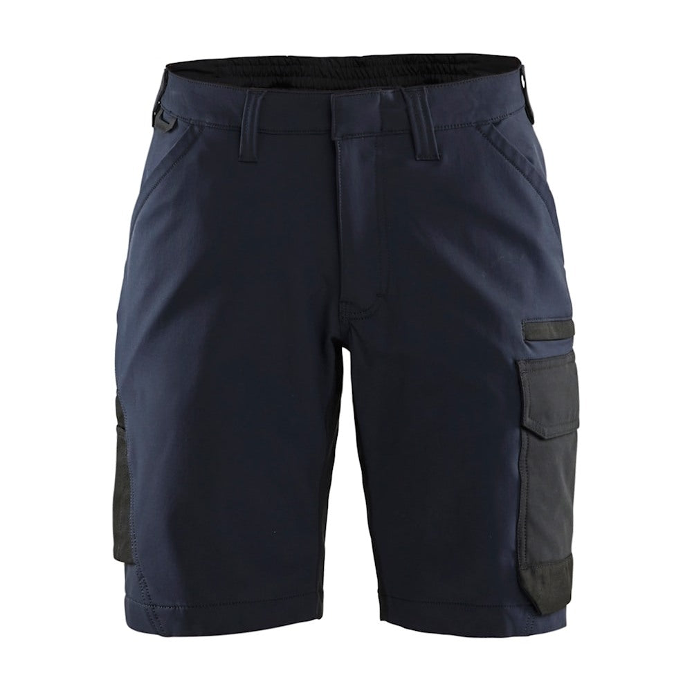 Blaklader Service Shorts 4-Way Stretch Women 7123 #colour_dark-navy-black