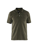 Blaklader Polo Shirt 3389 #colour_dark-olive-green-black