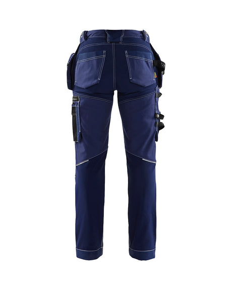 Blaklader Women's Craftsman Trousers with Stretch 7130 #colour_navy-blue