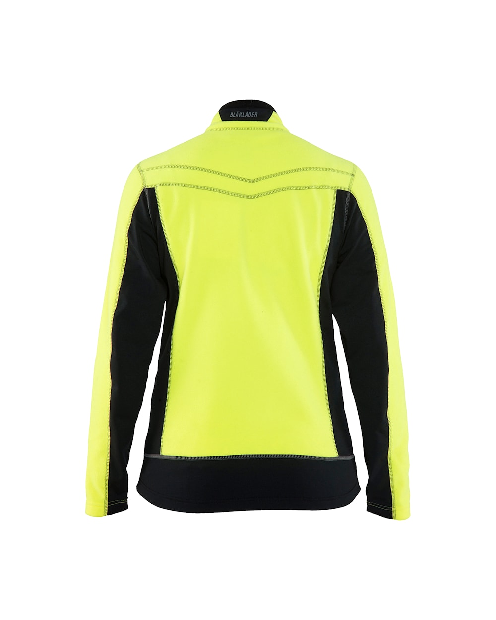 Blaklader Women's Micro Fleece Jacket 4924 #colour_hi-vis-yellow-black