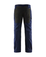 Blaklader Service Trousers with Stretch 14591845 #colour_navy-blue-black