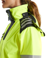 Blaklader Women's Hi-Vis Softshell Jacket 4791 #colour_hi-vis-yellow-black