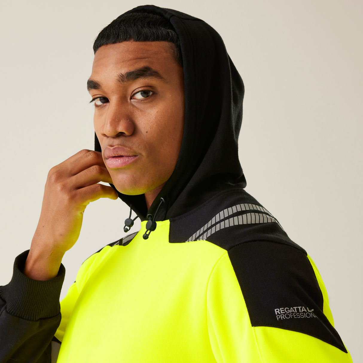 Regatta Professional Mens Hi-Vis X Pro Hoodie - Class 2