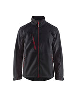 Blaklader Softshell Jacket 4950 #colour_black-red