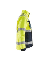 Blaklader Multinorm Winter Jacket 4068 #colour_hi-vis-yellow-navy-blue