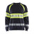 Blaklader Multinorm Sweatshirt 3459 #colour_navy-blue-hi-vis-yellow