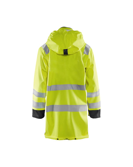 Blaklader Rain Coat Hi-Vis Level 3 4326 #colour_hi-vis-yellow-black