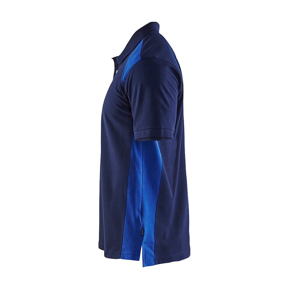 Blaklader Polo Shirt 3324 #colour_navy-blue-cornflower-blue