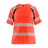 Blaklader T-Shirt Hi-Vis Women 3503 #colour_red-hi-vis-black