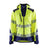 Blaklader Women's Hi-Vis Softshell Jacket 4791 #colour_hi-vis-yellow-navy-blue