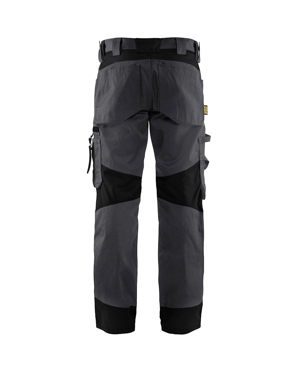 Blaklader Trousers without Nail Pockets 1556 #colour_mid-grey-black