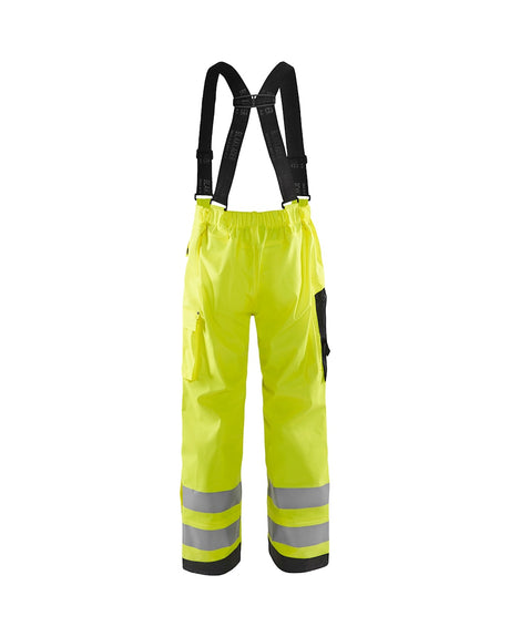 Blaklader Rain Trousers Hi-Vis Level 2 1302 #colour_hi-vis-yellow