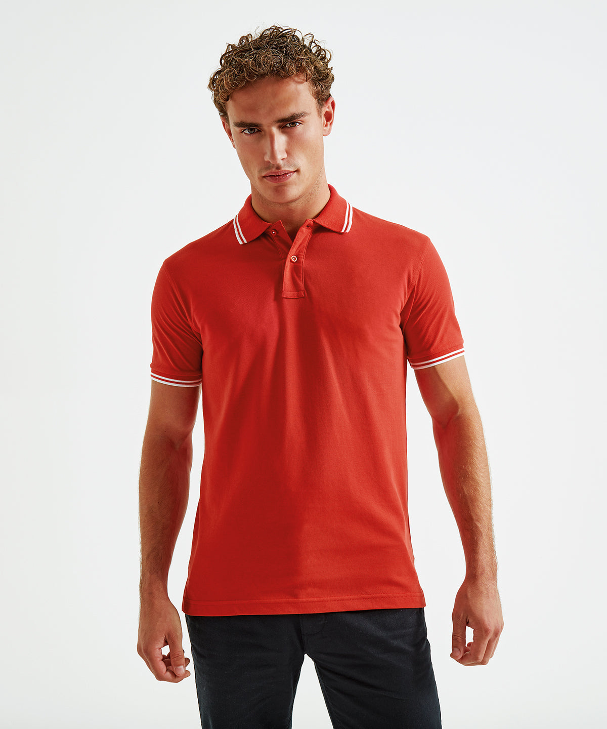 Asquith & Fox Men's Classic Fit Tipped Polo